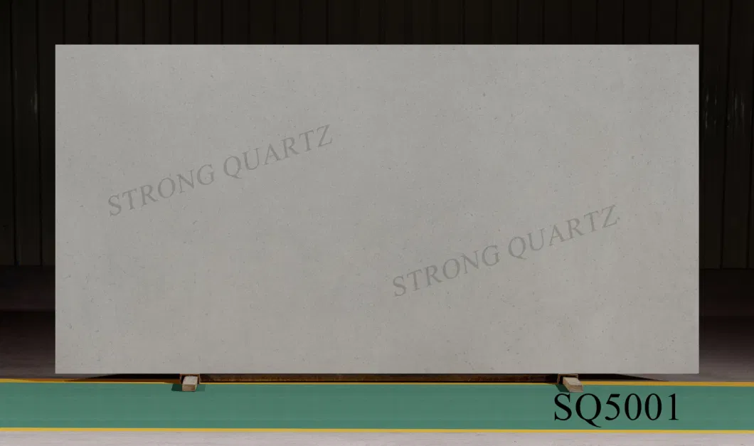 Pure Color Artificial Stone/ Quartz Slab for Kitchen Countertop/Worktop/Bathroom