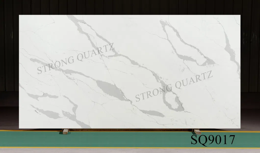 Pure Color Artificial Stone/ Quartz Slab for Kitchen Countertop/Worktop/Bathroom