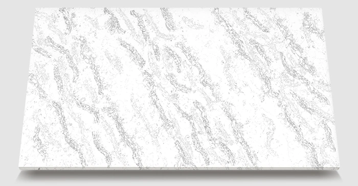 New Design Carrara White Quartz Stone Countertops Slabs